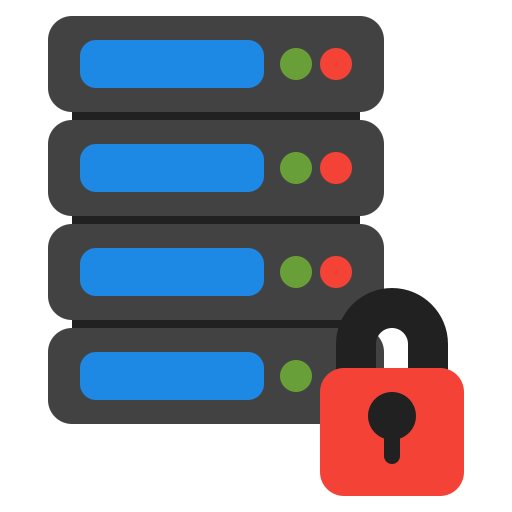 데이터베이스 보안 Generic Flat icon