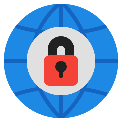 Internet security Generic Flat icon