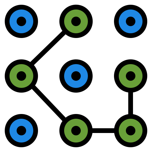 ロックパターン Generic Outline Color icon