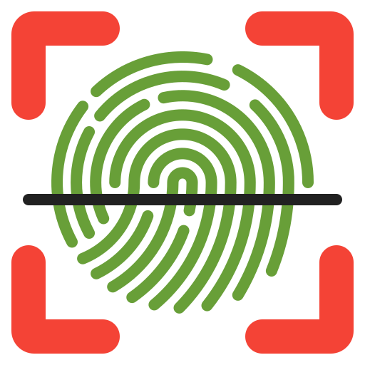 Fingerprint identification Generic Flat icon