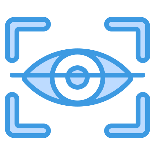 rozpoznawanie oczu Generic Blue ikona
