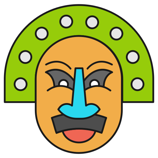 tribal Generic Outline Color icono