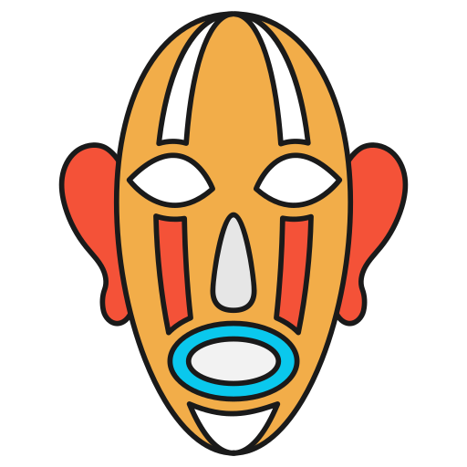 tribal Generic Outline Color icono