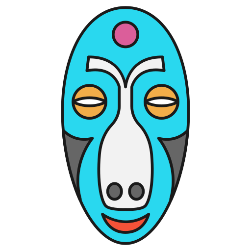 tribal Generic Outline Color icono