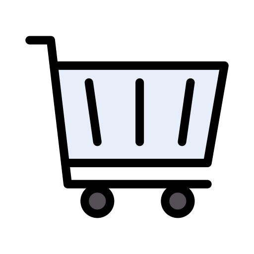 Cart Vector Stall Lineal Color icon