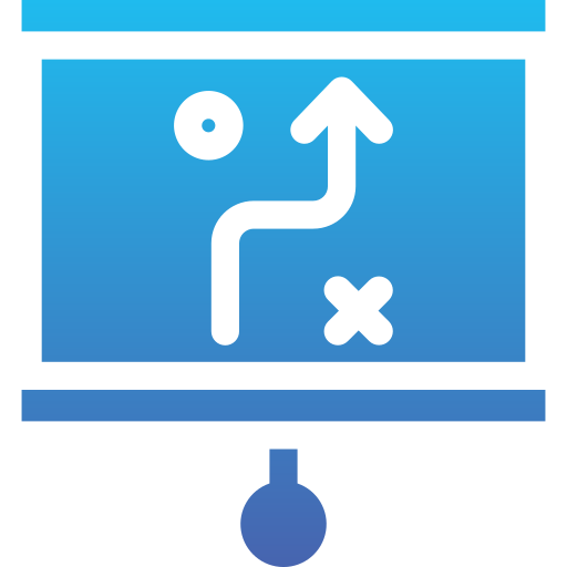 strategia biznesowa Generic Flat Gradient ikona