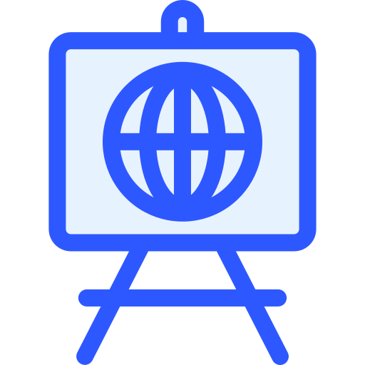 Marketing strategy Generic Blue icon