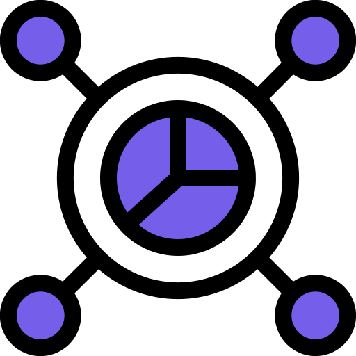 wykres kołowy Generic Fill & Lineal ikona
