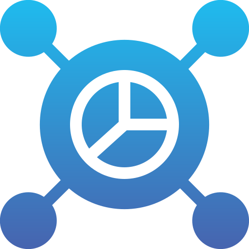 diagramme circulaire Generic Flat Gradient Icône