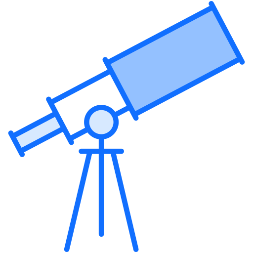 Telescope stand Generic Blue icon