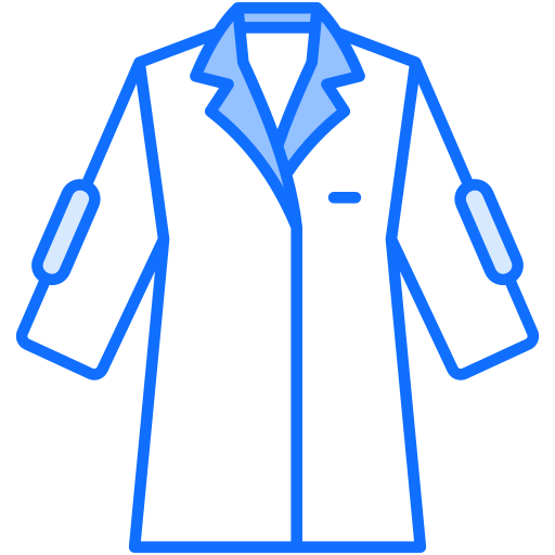 bata de laboratorio Generic Blue icono