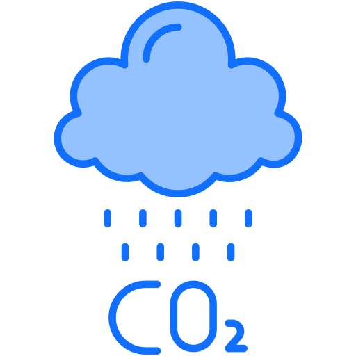 이산화탄소 Generic Blue icon