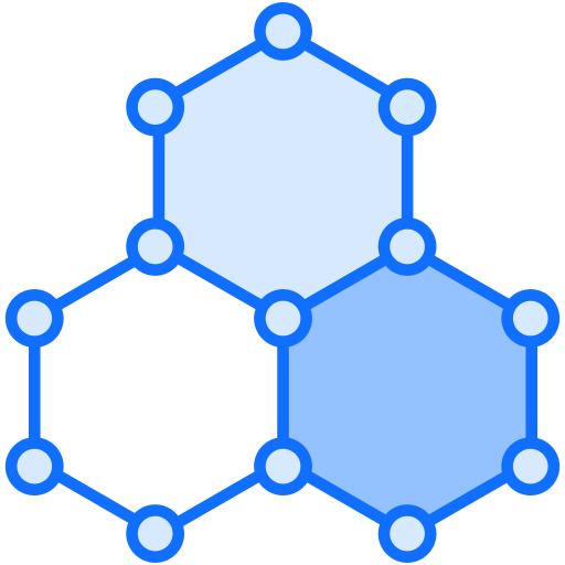 ナノテクノロジー Generic Blue icon