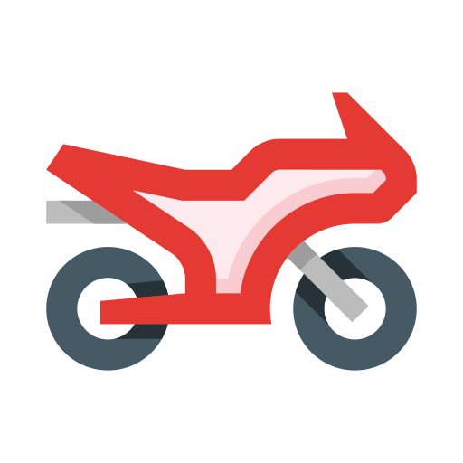 motocicleta edt.im Lineal color icono