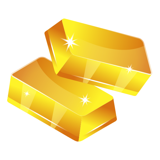 sztabki złota Generic Flat Gradient ikona