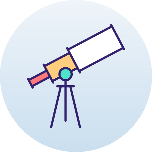 望遠鏡 Generic Circular icon