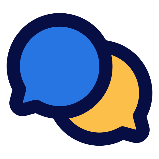 Chat Generic Outline Color icon