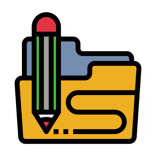 フォルダーの配置 Generic Outline Color icon