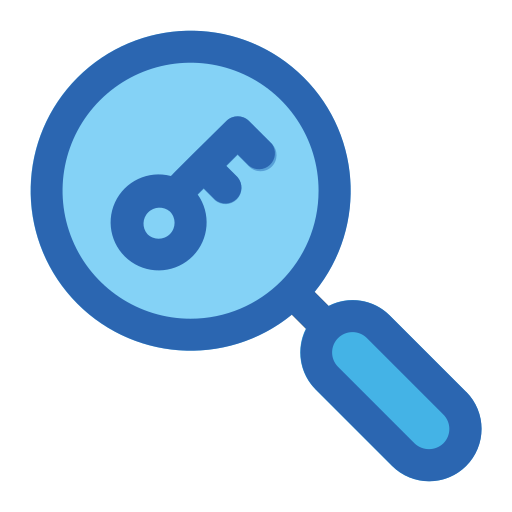 Keyword Generic Blue icon