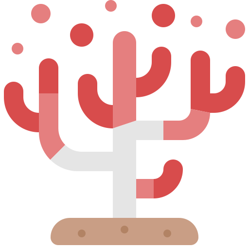 Coral Generic Flat icon