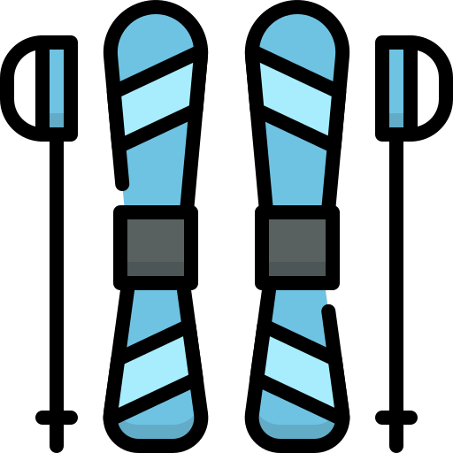 스키 Generic Outline Color icon