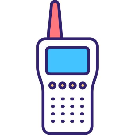 walkie-talkie Generic Outline Color icoon