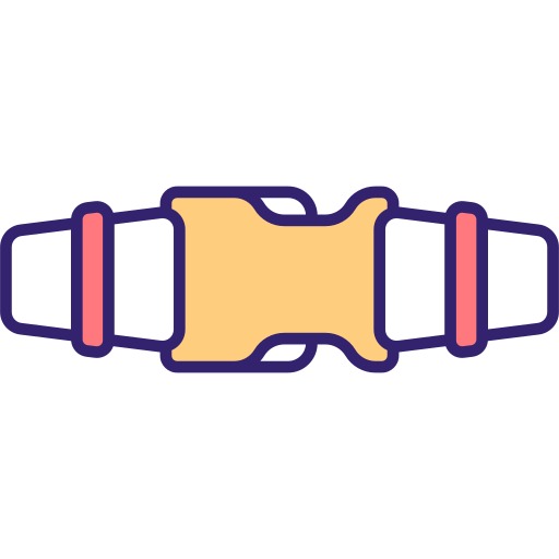 Safety belt Generic Outline Color icon