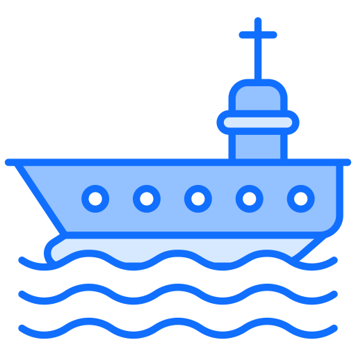 bateau Generic Blue Icône