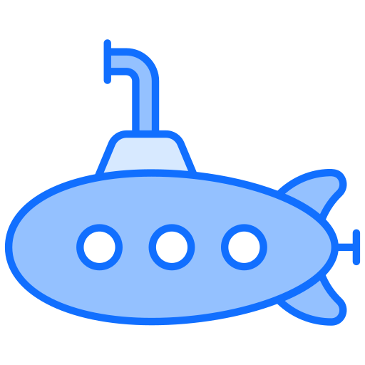 Submarine Generic Blue icon