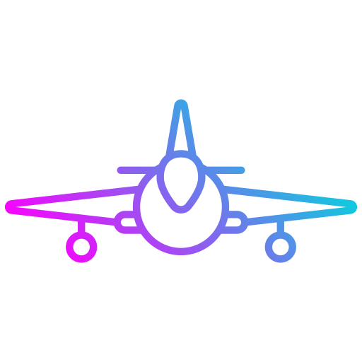 vliegtuig Generic Gradient icoon