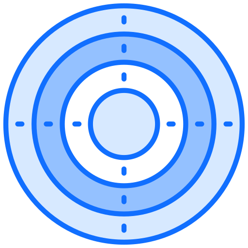 Dartboard Generic Blue icon