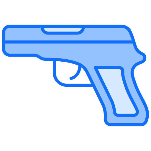 arme à feu Generic Blue Icône