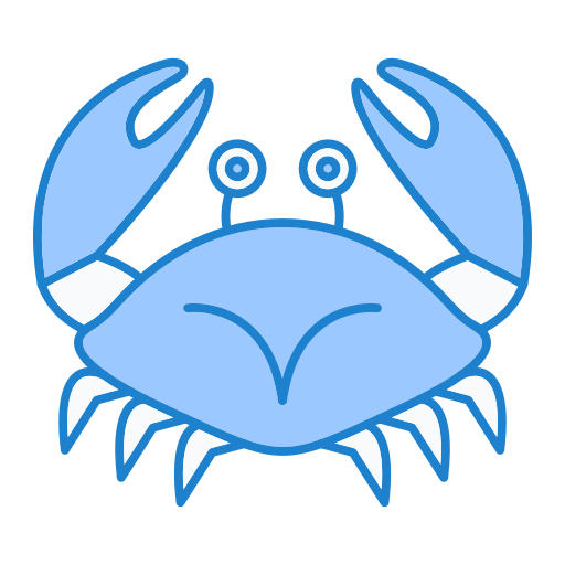 crustáceo Generic Blue Ícone