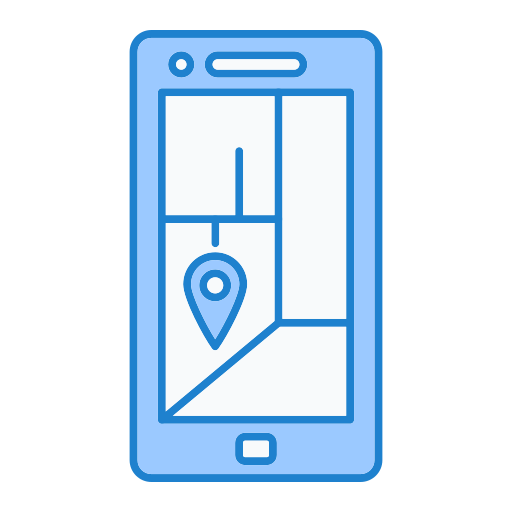 handy, mobiltelefon Generic Blue icon