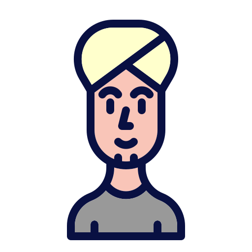 Sikh Generic Outline Color icon