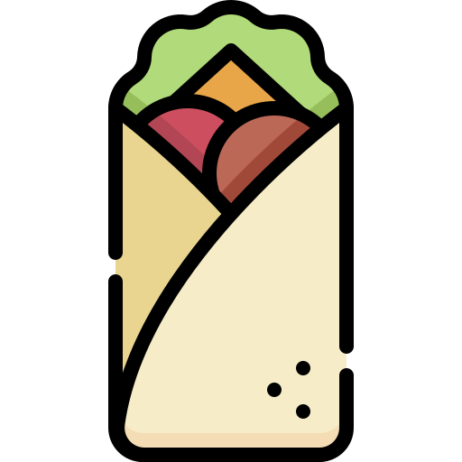 burrito Generic Outline Color ikona