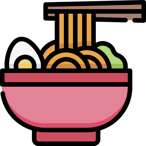 拉麺 Generic Outline Color icon