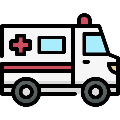 ambulance Generic Outline Color icoon