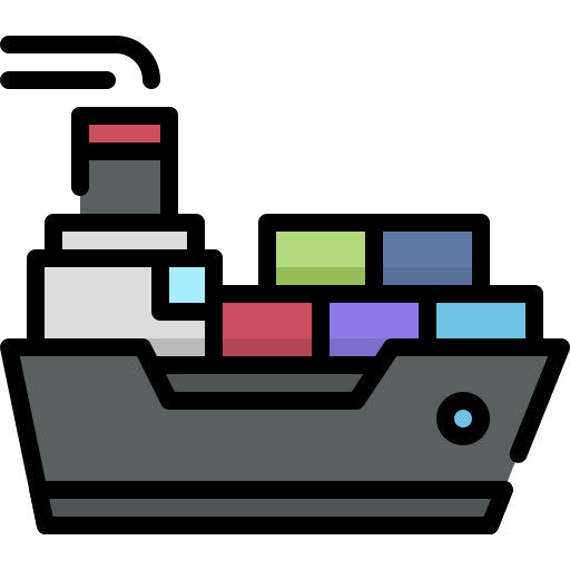 Ship Generic Outline Color icon