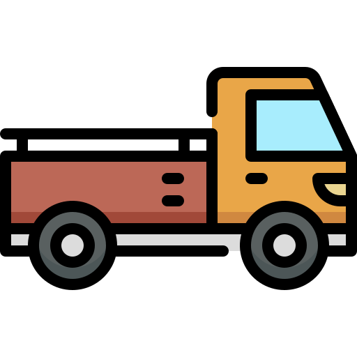 mini camión Generic Outline Color icono