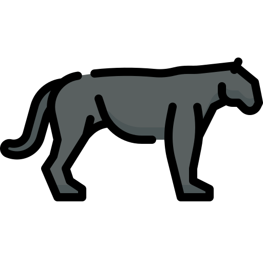 Пантера Generic Outline Color иконка