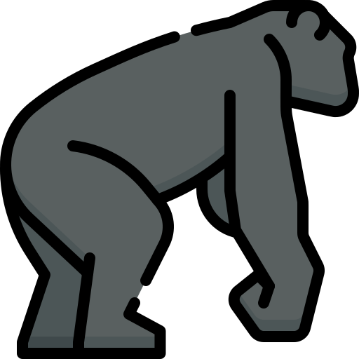 Chimpanzee Generic Outline Color icon