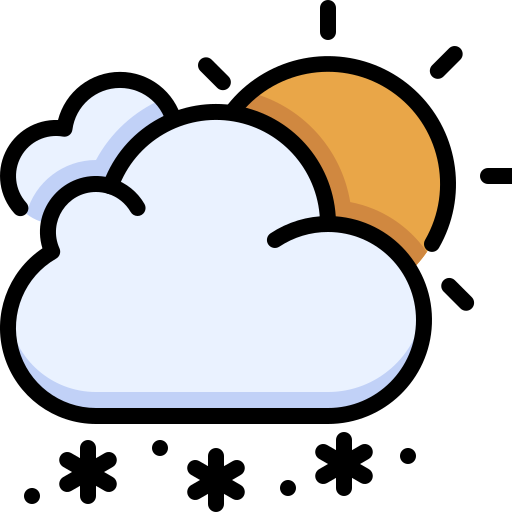 schneebedeckt Generic Outline Color icon