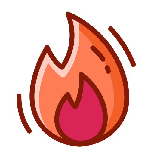 燃焼 Generic Outline Color icon