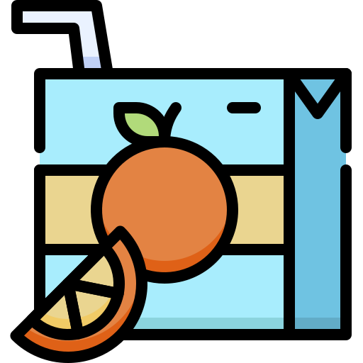 Juice box Generic Outline Color icon
