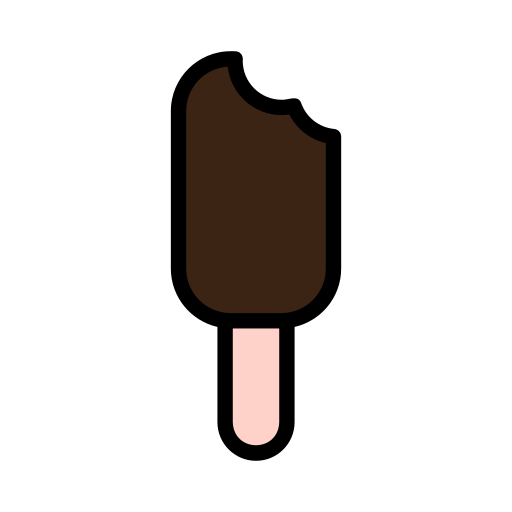 crème glacée Generic Outline Color Icône