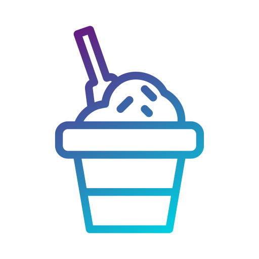 아이스크림 컵 Generic Gradient icon