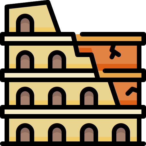 コロッセオ Generic Outline Color icon