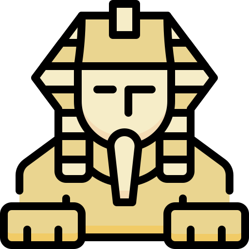 Great sphinx of giza Generic Outline Color icon