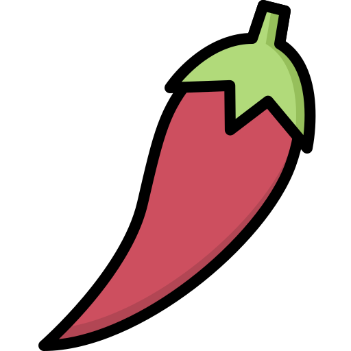 papryczka chilli Generic Outline Color ikona